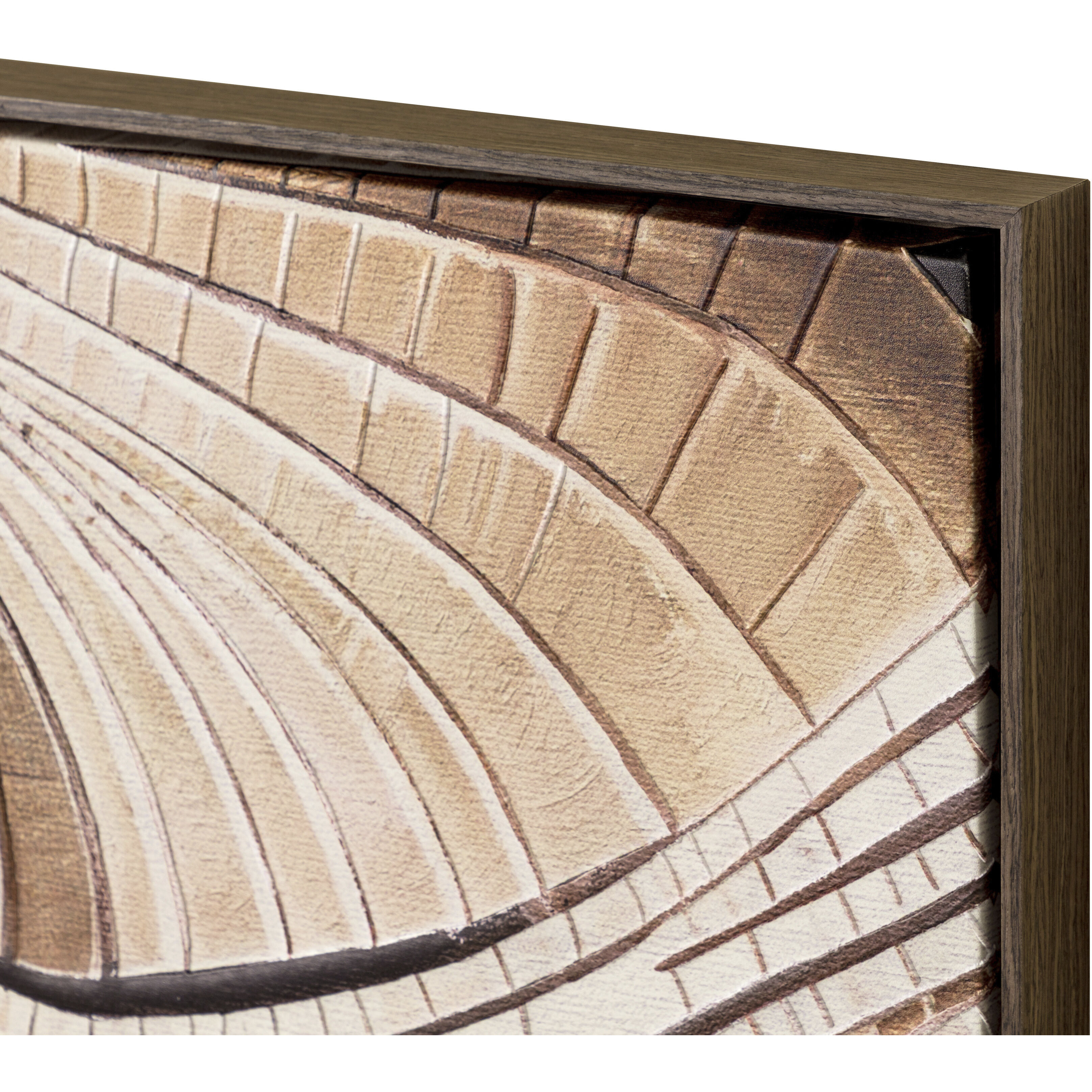 Turning Point II Bronze Floater Frame Luxe Art